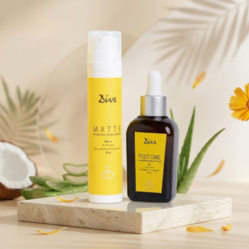 Matte Sunscreen & Post Care Serum