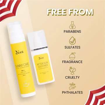 Sunny Care Kids Sunscreen & DIVE AFTER SUN SOOTHER