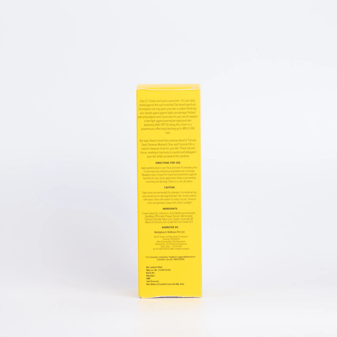 DIVE CC SCREEN TINTED SUNSCREEN