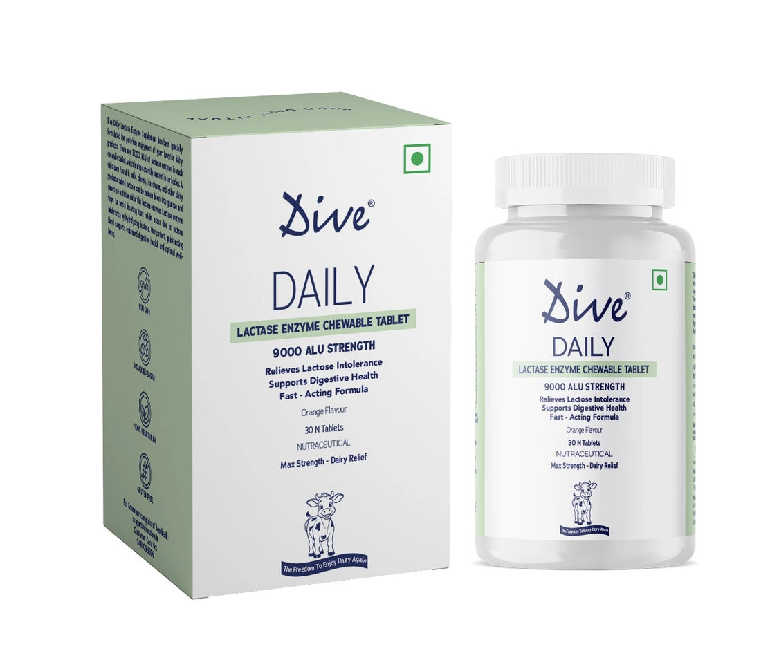 DIVE Daily – Lactase Enzyme Chewable Tablet